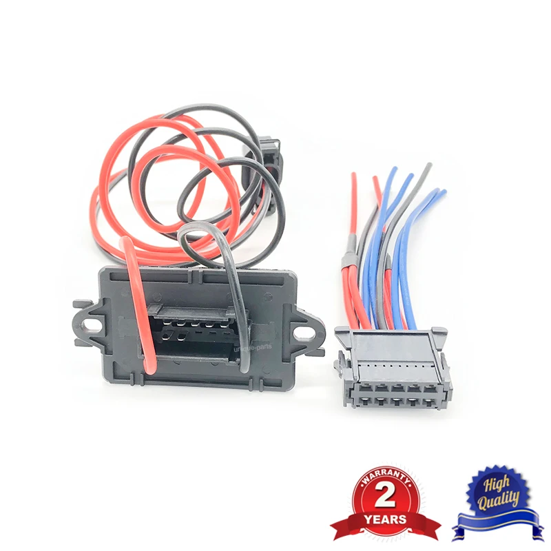 Heater Blower Fan Resistor and Wiring Harness Cable Connector for Renault Scenic Grand 7701207876