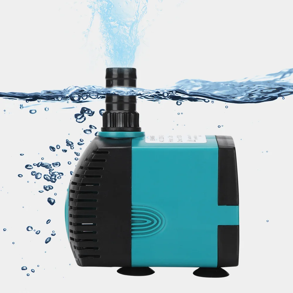 

110V-240V Submersible Water Fountain Pump Ultra-Quiet Filter Fish Pond Aquarium Water Pump Tank Fountain 3W 6W 10W 15W 25W