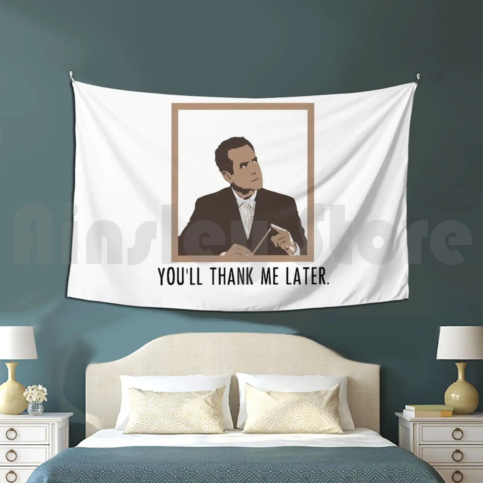 Monk Tapestry Background Wall Hanging Monk Youll Thank Me Later Adrian Monk Detective Tv Show Monk Tv Show