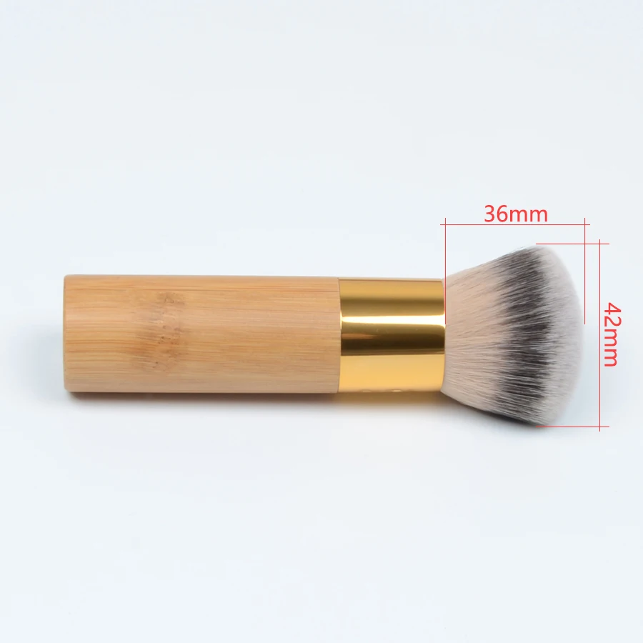 1pc #3 Powder Base makeup brush multi-functional make up bamboo handle Foundation brush Powder contour Cosmetic tools