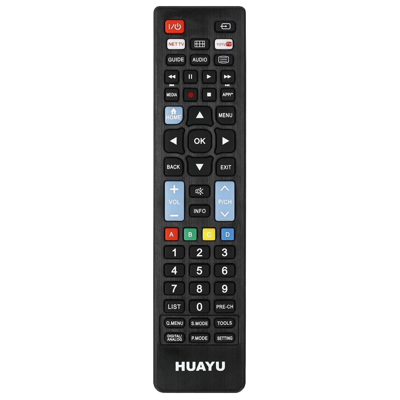 El control remoto Huayu URC1511 es adecuado para Samsung / LG / Sony TV universal de configuración gratuita