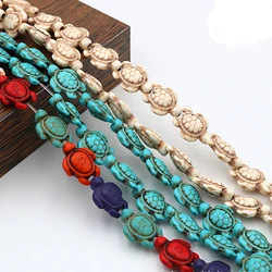Little Turtle Turquoises Stone Beads For Jewelry Making 15X18MM Tortoise Beads DIY Bracelet Necklace Pendant Strand 15''