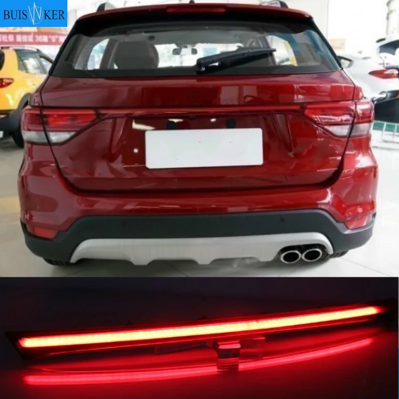 

LED Rear Bumper Trunk Light For Kia Rio 4 X-line 2017 2018 2019 KX Cross Car Rear Fog Lamp Brake Dynamic Turn Signal Reflector