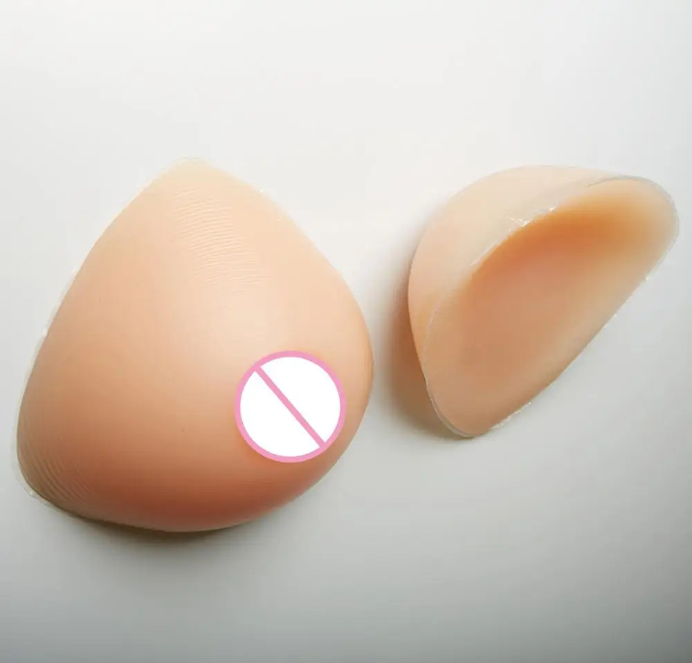 The triangle silicone false breast forms cross-dressing false boobs silicone prosthesis breast For drag queen Crossdresser