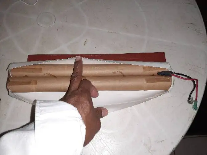 Custom battery (as shown)