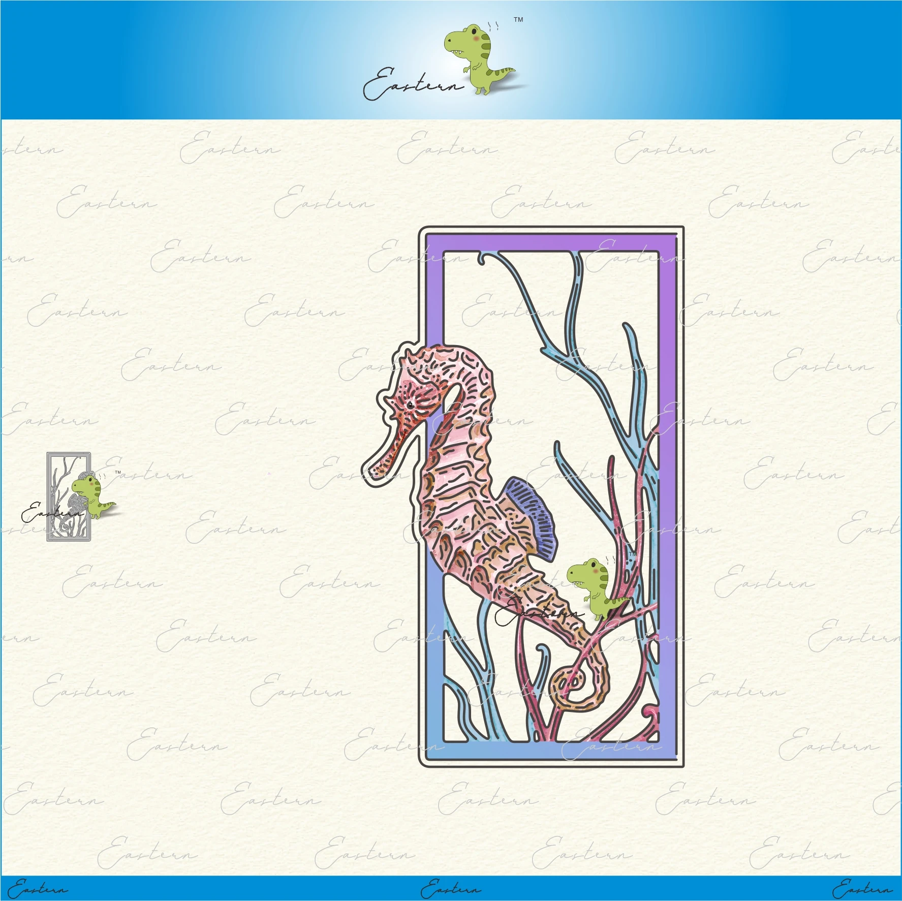 

Entwined Moments - Seahorse 2 metal cutting dies 2021 new diy molds Scrapbooking Paper Making die cuts crafts