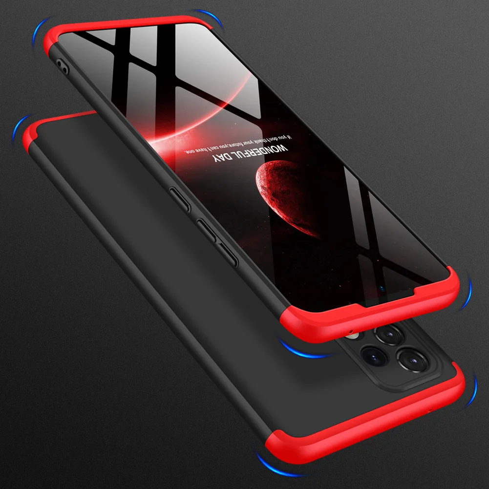 360 Full Body Protection Hard Slim Case Coated Non Slip Matte Cover with Screen Protector For Samsung Galaxy A52 5G / A52 4G