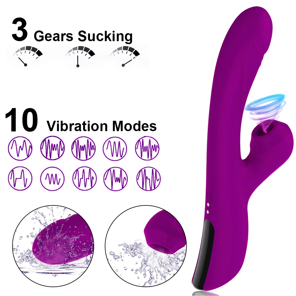 Heatable Clitoral Sucking Vibrator Female For Women Clit Sucker Vacuum Stimulator Vibrating Dildo Sex Toys Goods for Adults 18