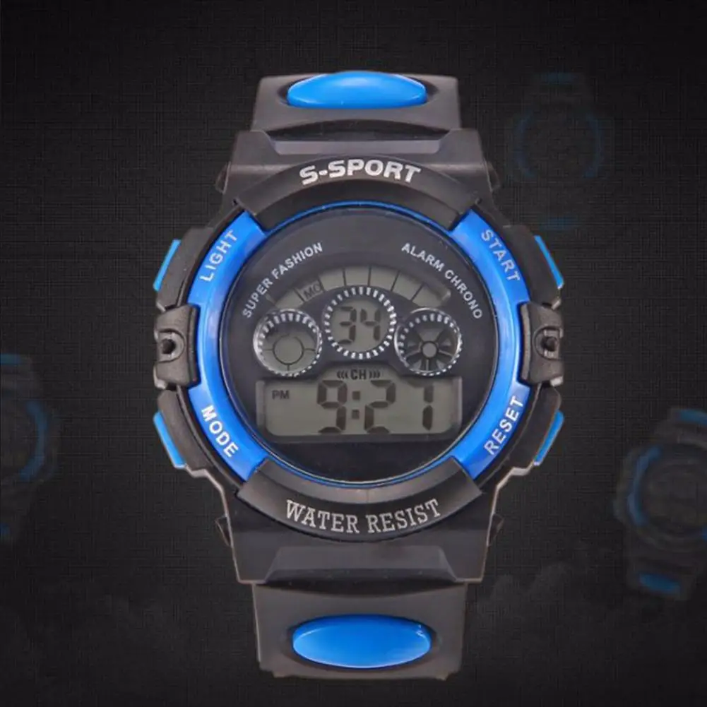 

Children Watch Sport Kids Watches Silicone Strap Waterproof LED Digital Watch For Kid Children Student Girl Boy Wristwatch Clock