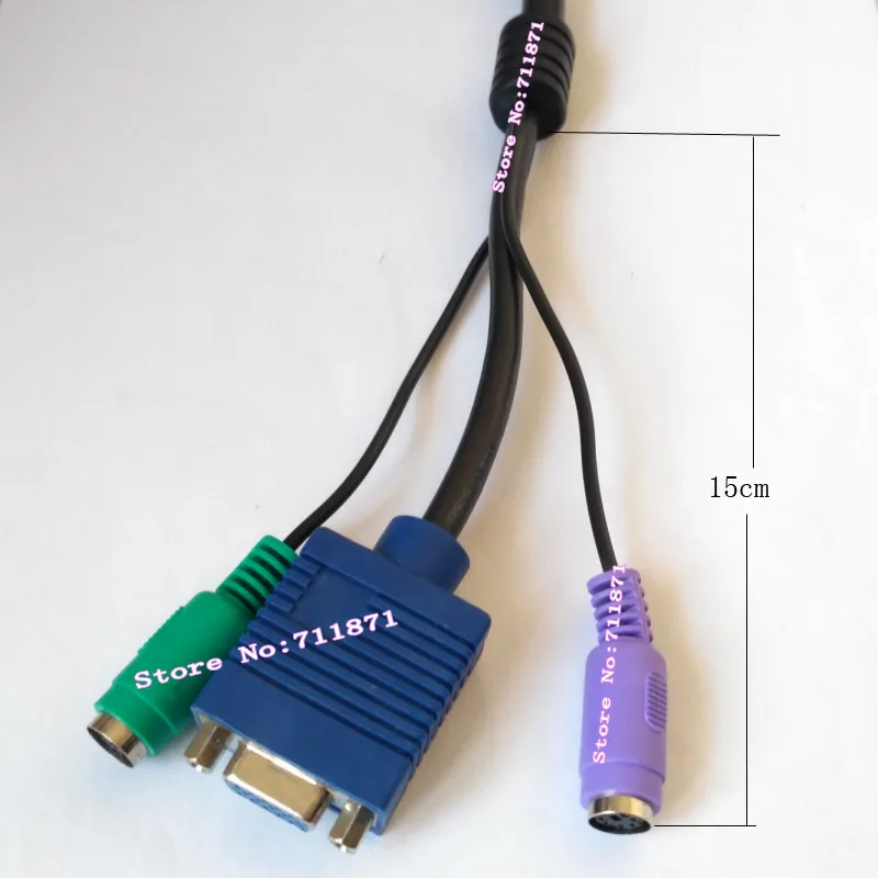 30 + 5 VGA PS/2 M1-DA Cable de proyector línea DVI 30 + 5 a VGA PS2 Cable de línea DVI M1-DA Cable de proyector de doble enlace 30 + 5 DVI VGA PS/2*2 F