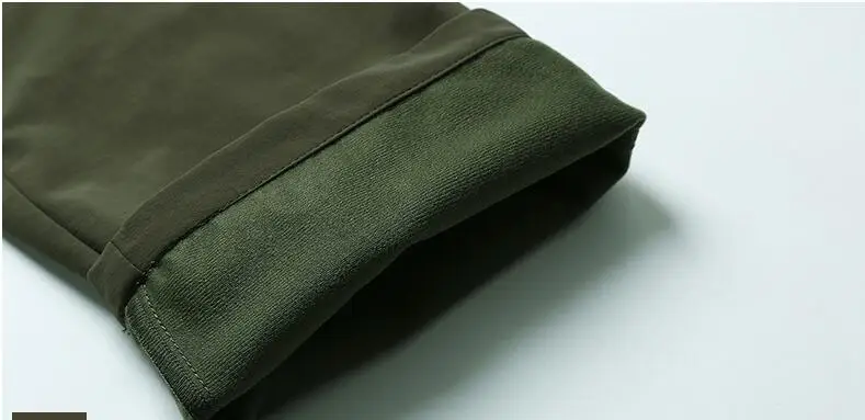 Men Tactical Military Pants Winter Thicken Fleece Warm Cotton Combat Bomber Working Shark Skin Trousers SoftShell Cargo Pants