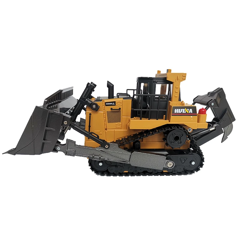 Huina Car Toy 1:16 RC Tractor Shovel Earthmover Heavy Bulldozer Tractor Truck Model Toys for Boys Kids Gift