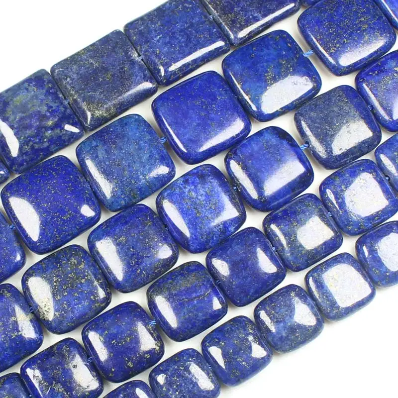 Wholesale Lapis Lazuli Square Loose Beads 15