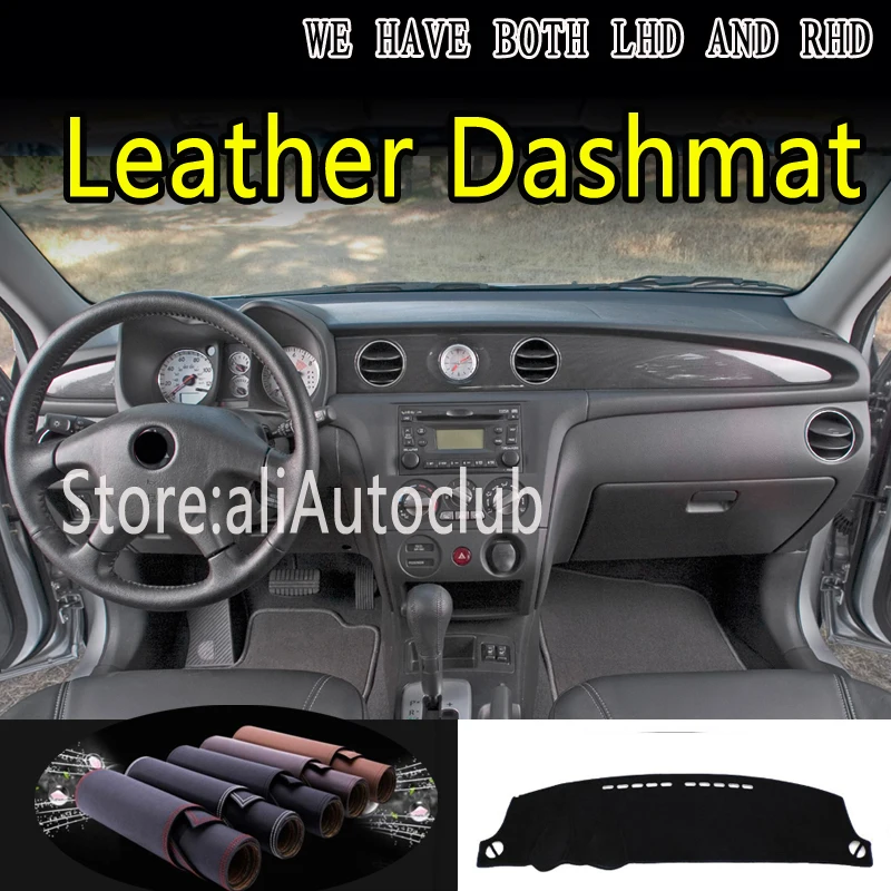 

for Mitsubishi Montero Outlander Airtrek 2001 - 2006 Leather Dashmat Dashboard Cover Mat Carpet custom Car Styling accessories