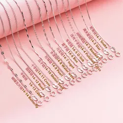 Lo Paulina 100% 925 Sterling Silver Snake Chain For Woman 16