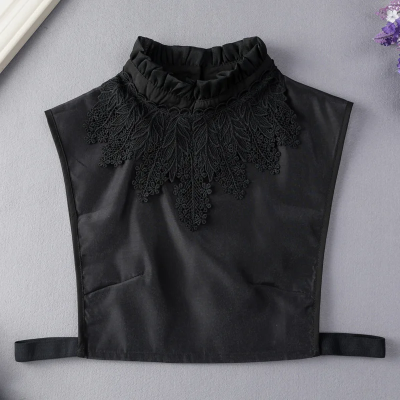 Korean version lace fake collar female wild fake collar wood ear side collar decorative collar stand-up collar shirt fake collar