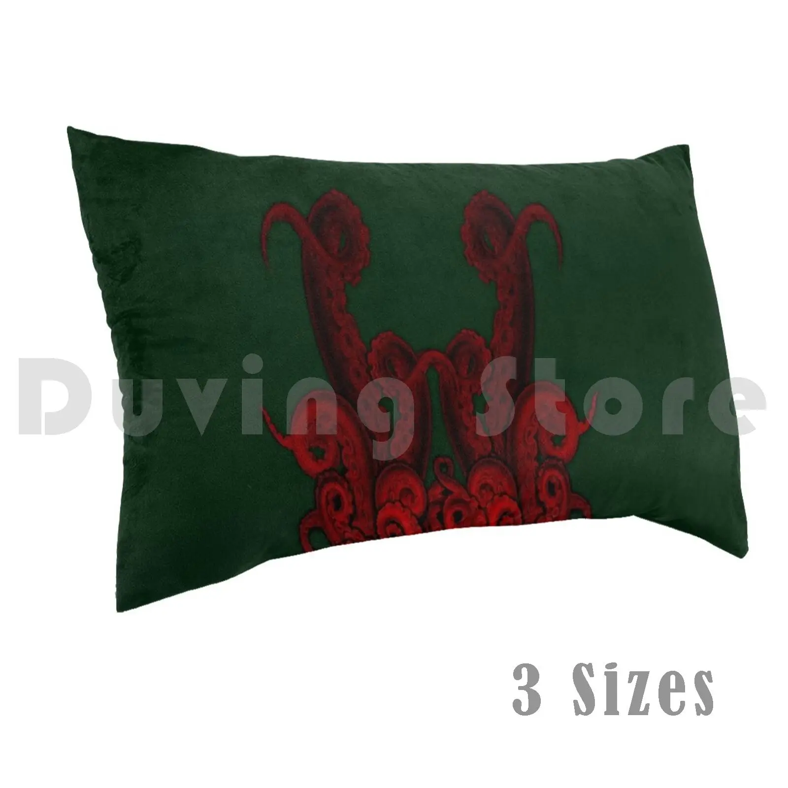 Pillow Case Red Tide 754 Tentacles Octopi Squid Cthulhu Red Tide