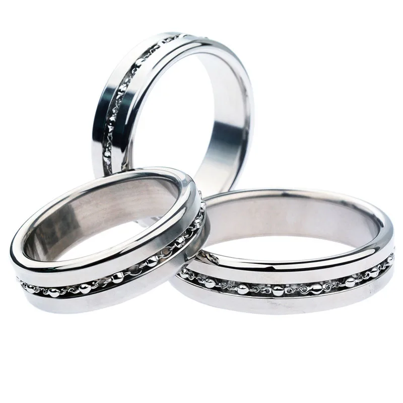 男性のペニスリング遅延ロック緊縛ボンデージステンレス鋼金属コックリング大人のおもちゃ男性ディックコックリングセクシーな-adlut-男ツール