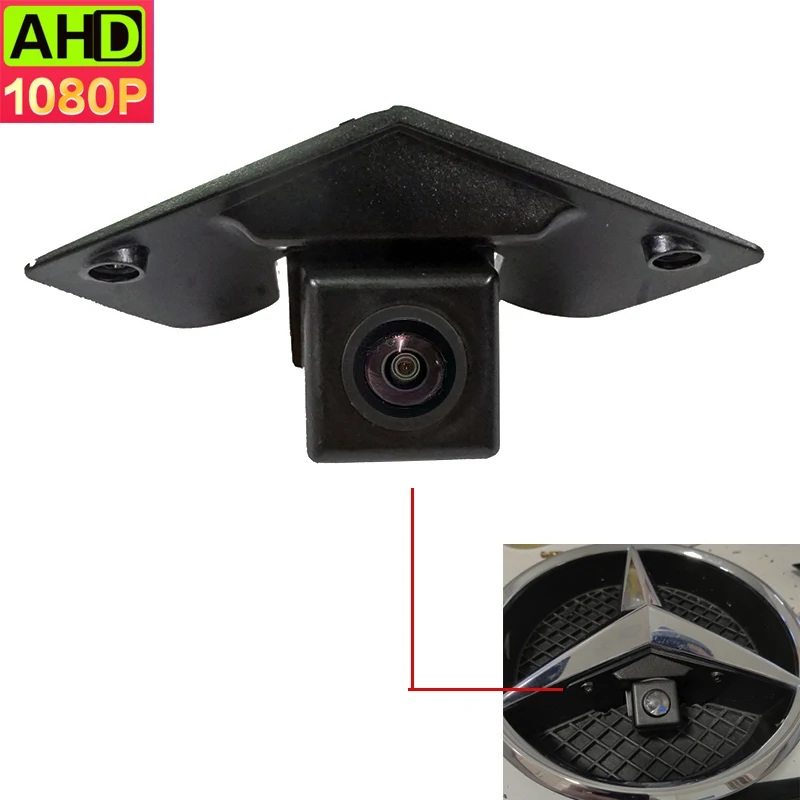 1920*1080P AHD Night Vision Car Front View Forward Logo Camera for Mercedes Benz Vito Viano A B C E G GL SLK R GLA GLK SL Class