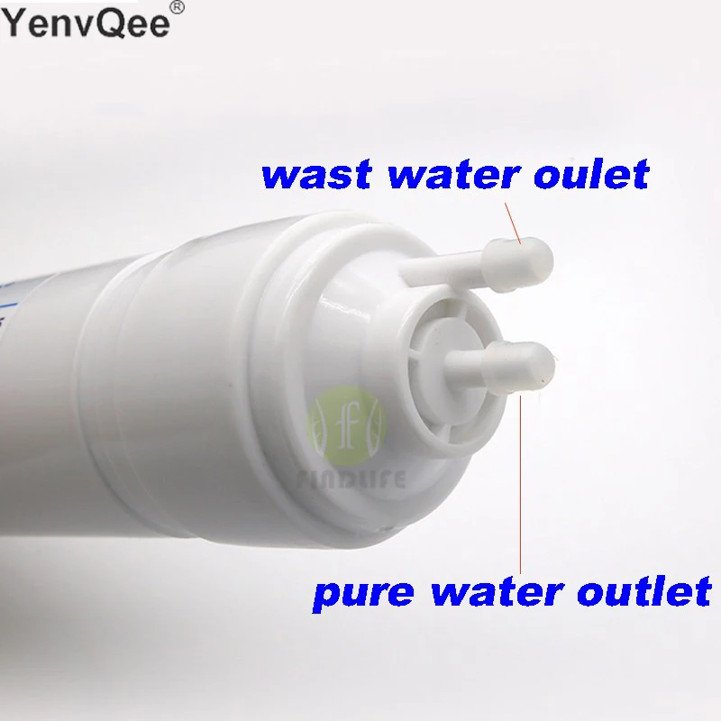 مرشح المياه من 5 مراحل لتنقية المياه ، نظام التناضح العكسي ، معيار NSF/ANSI ، توصيل سريع ، HID 100 GPD RO