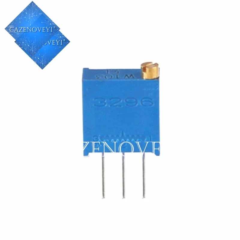 5pcs 3296W 3296 50 100 200 500 ohm 1K 2K 5K 10K 20K 50K 100K 200K 500K 1M ohm 103 100R 200R 500R Potenciômetro Trimpot Trimmer
