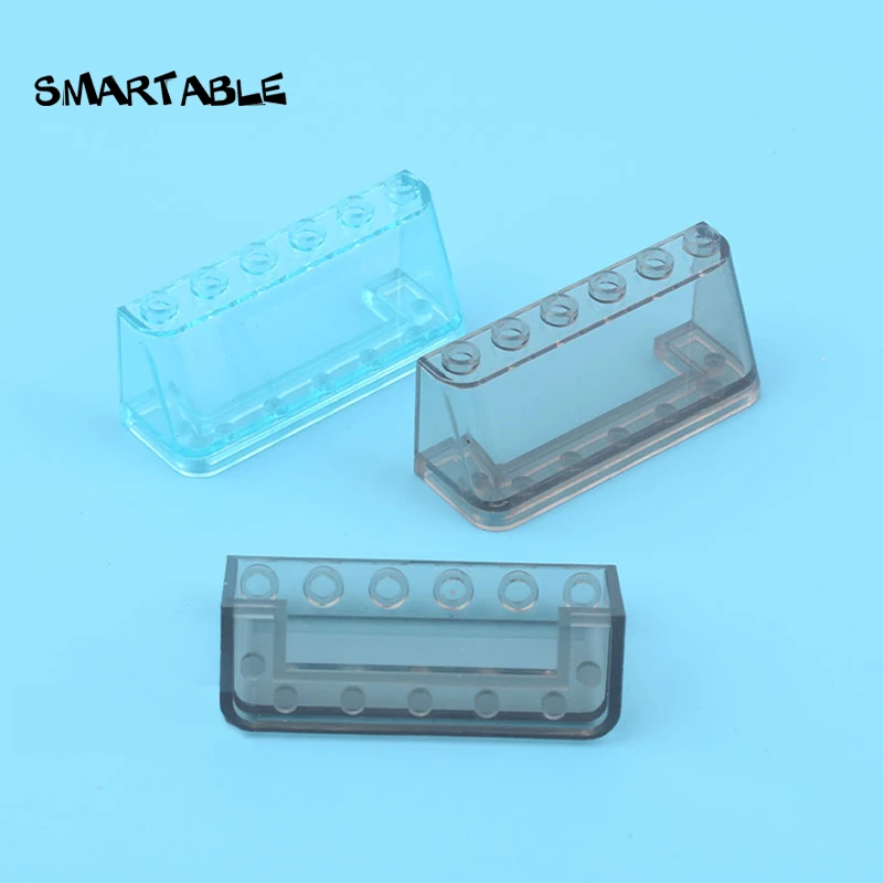 Smartable Windscreen 2x6x2 Building Blocks Brick MOC Parts Toys For Kids Compatible Major Brands 4176/35336/30607 20pcs/Lot