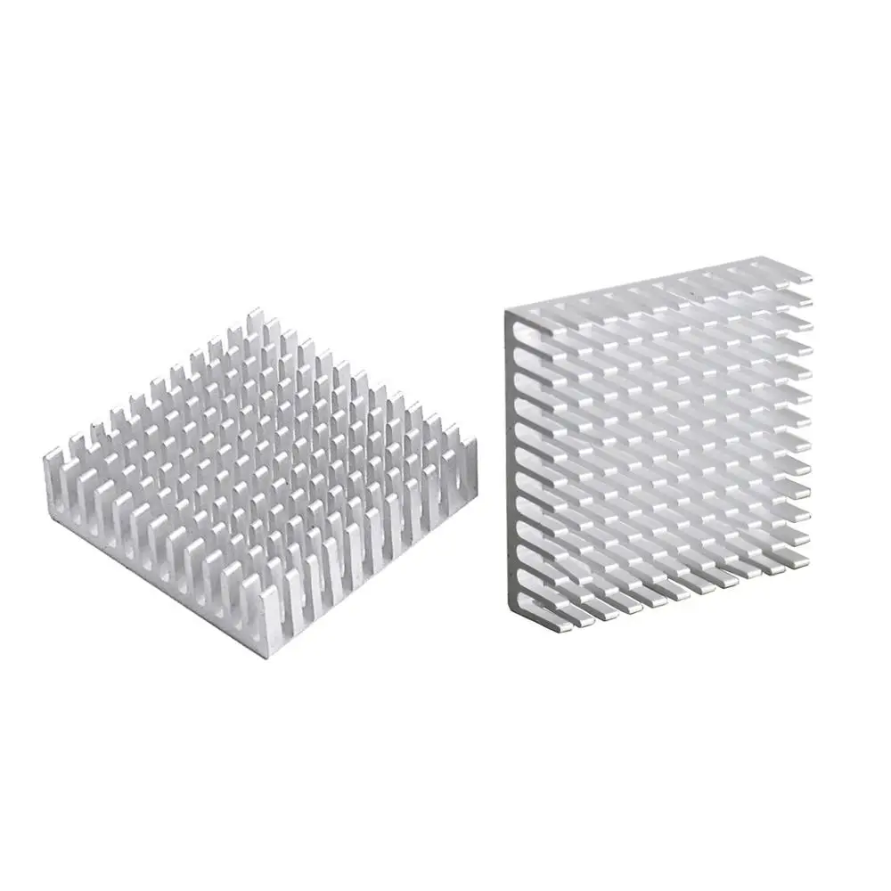 10pcs 40x40x11mm 4cm 40mm Aluminum Heatsink Heat Sink Radiator Cooling cr For Electronic Chip IC LED With Thermal Conductive