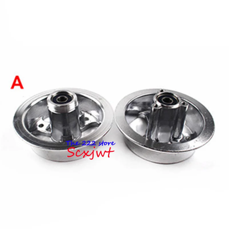 3.00-4 4.10/3.50-4 9x3.50-4 4.10-4 Inch Wheel Rim Sets Mobility Freewheel Scooter Electric  Gas  ATV 4  Hub