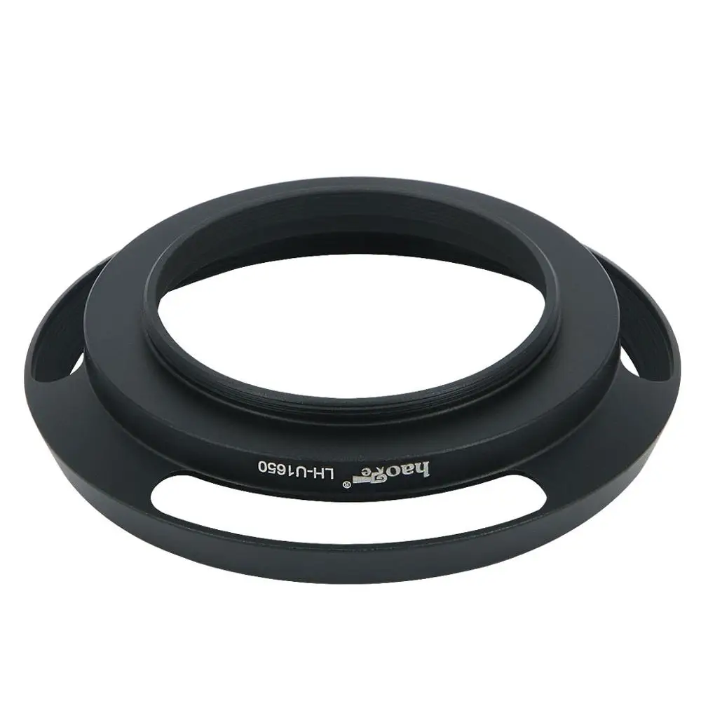 Haoge hg-LH-U1650 Rotondo di Metallo Screw-in Lens Hood per Sony E PZ 16-50mm F3.5-5.6 OSS SELP1650 lente