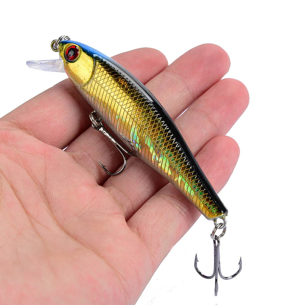 1PCS Minnow Fishing Lure 8.5cm 9.2g Sinking Artificial Hard Bait WobblerJig Crankbait Bass Trout Pike Trolling Pesca Tackle