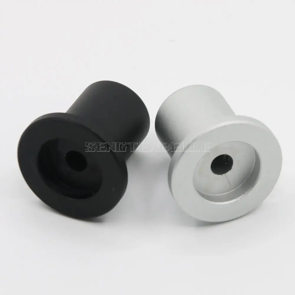 直径 30 ミリメートル高 28 ミリメートルボリュームポテンショメータ全アルミノブ HiFi オーディオアンプ用シルバーまたはブラック