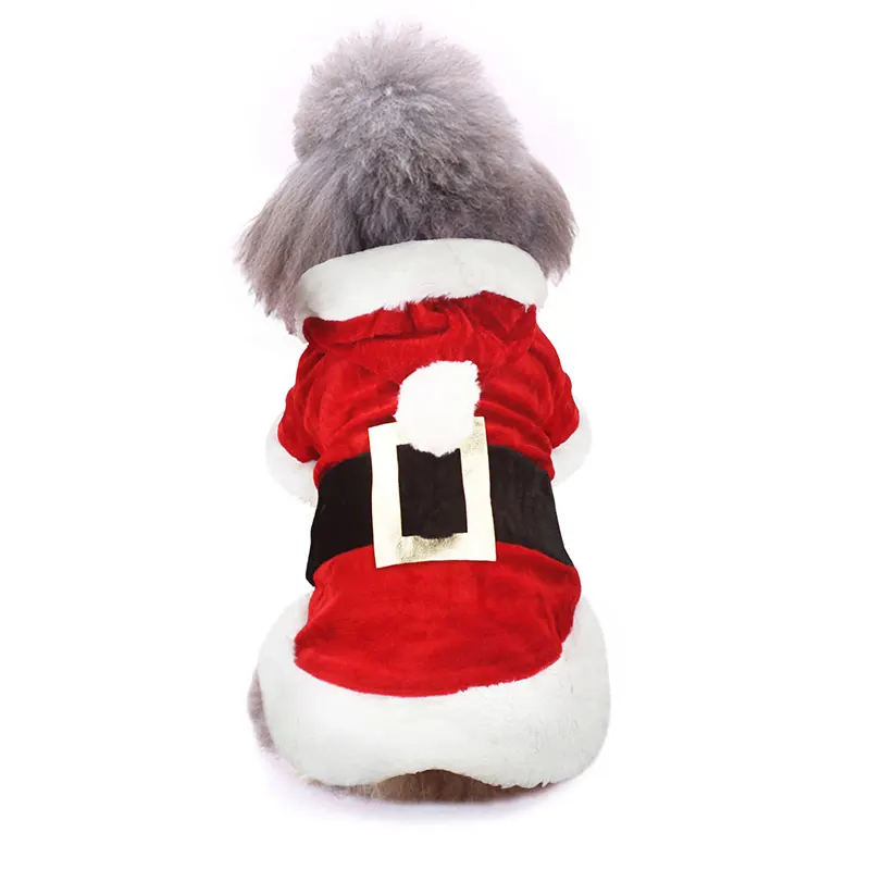 Christmas Dog Clothes for Small Dogs Santa Dog Costume Winter Pet Coats for Poodle Yorkies Chihuahua Clothes Cat Clothing