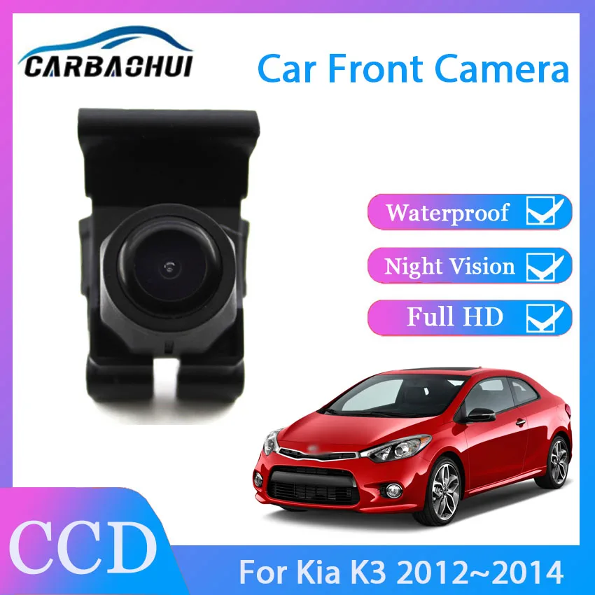 

High Quality Car Special Front View Parking Logo Camera Waterproof Night Vision CCD full HD For Kia K3 2012 2013 2014