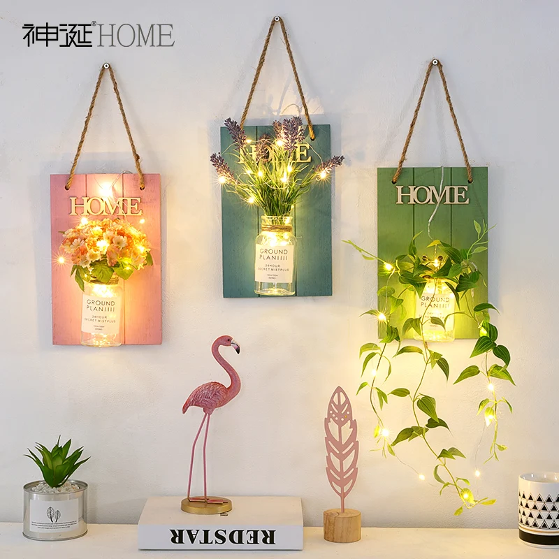 

Wall decoration, interior room layout, restaurant, milk tea shop, wall decoration, trinkets and Pendant