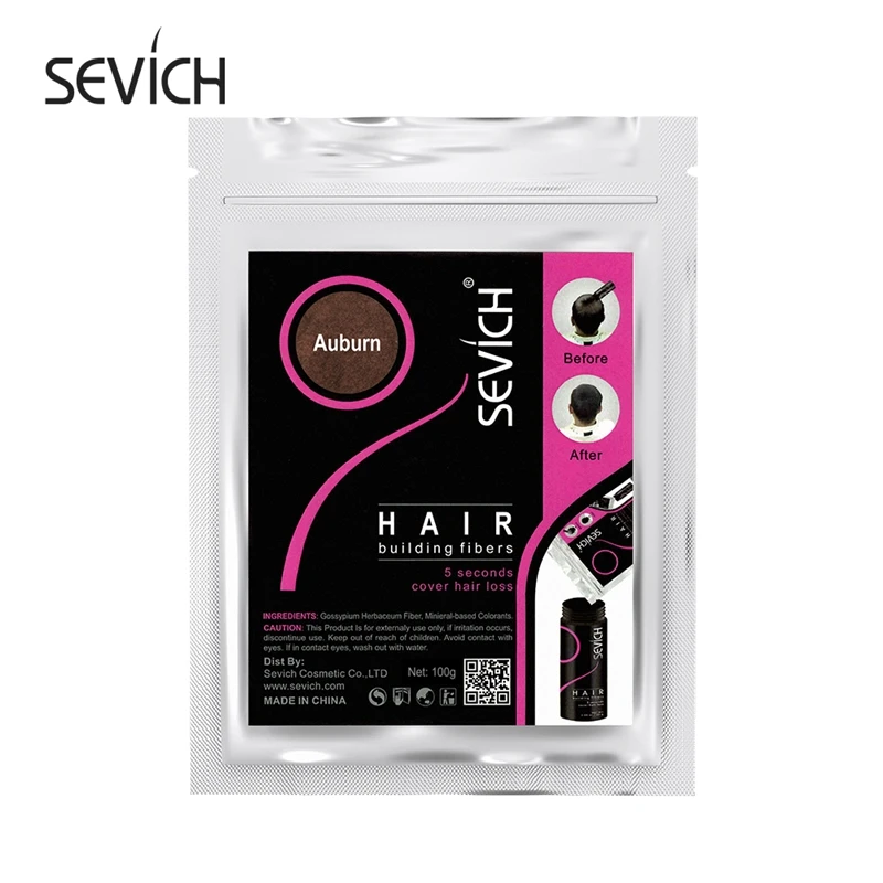 100g Haaruitval Building Haarvezels Blender Verbergen Styling Vezel Haarpoeders Dunner Keratine Wimperverlenging Zwart