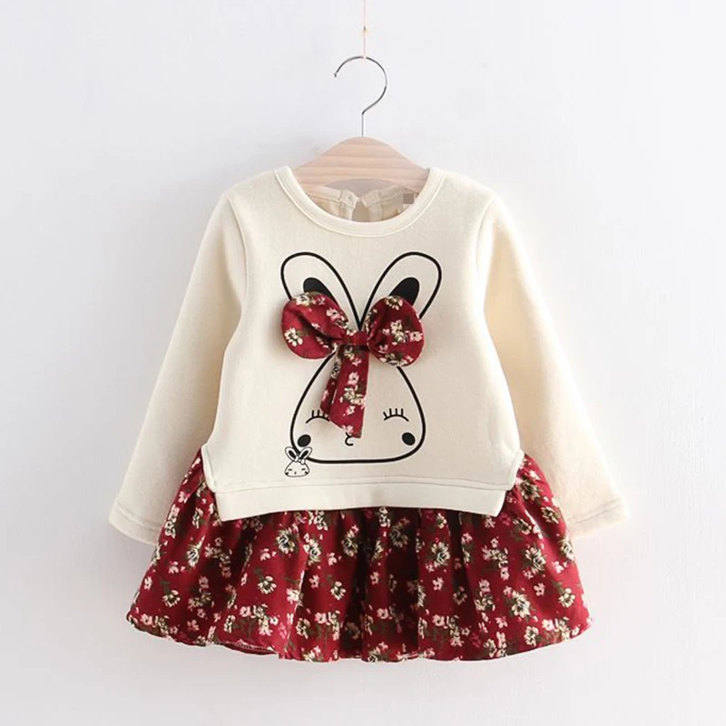 Baby girl Dresses Spring Girls Clothes Princess Dress Flower Dress For Girl Cute Infant toddler Fashion Baby Girl Clothes 18M-6Y