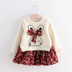 Baby girl Dresses Spring Girls Clothes Princess Dress Flower Dress For Girl Cute Infant toddler Fashion Baby Girl Clothes 18M-6Y