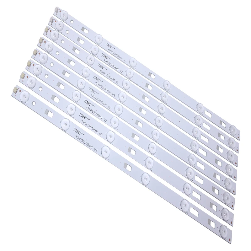 

100%new 1piece=6LED 8piece/lot 450mm For LG L42F3700A B42E650 D42A710 L42F1600E Lamp 42HR331M06A1 V2, 4C-LB4206-HQ2/HQ1