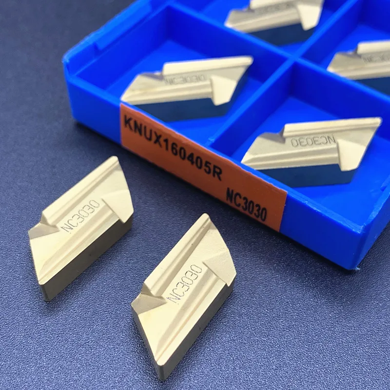 carbide inserts KNUX160405R KNUX160405L KNUX/160405L 160405R NC3020 NC3030 metal lathe tools steel processing Original blade