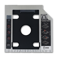 TISHRIC 9.5 12.7mm HDD Caddy Aluminum Universa SATA 3.0 2.5\