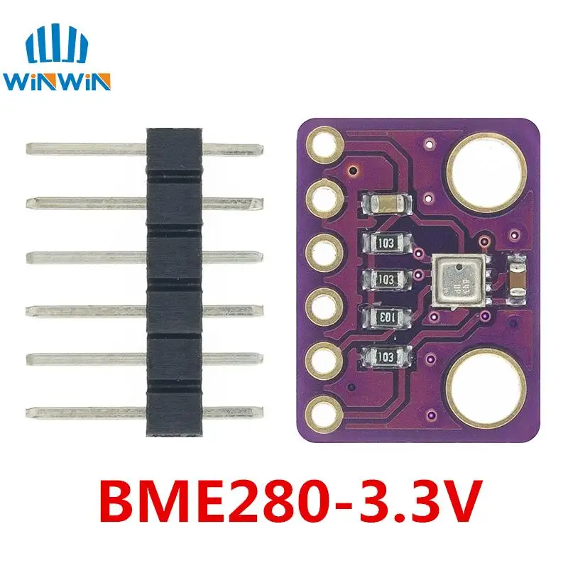 BME280 3.3V 5V Digital Sensor Temperature Humidity Barometric Pressure Sensor Module I2C SPI 1.8-5V BME280 sensor module