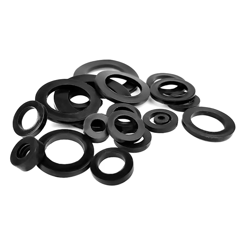 8 Sizes Black Insulation Ring Rubber Flat Washer Gasket Assortment Kit  M3 M5 M6 M8 M10 M15 M20 Home Improvement