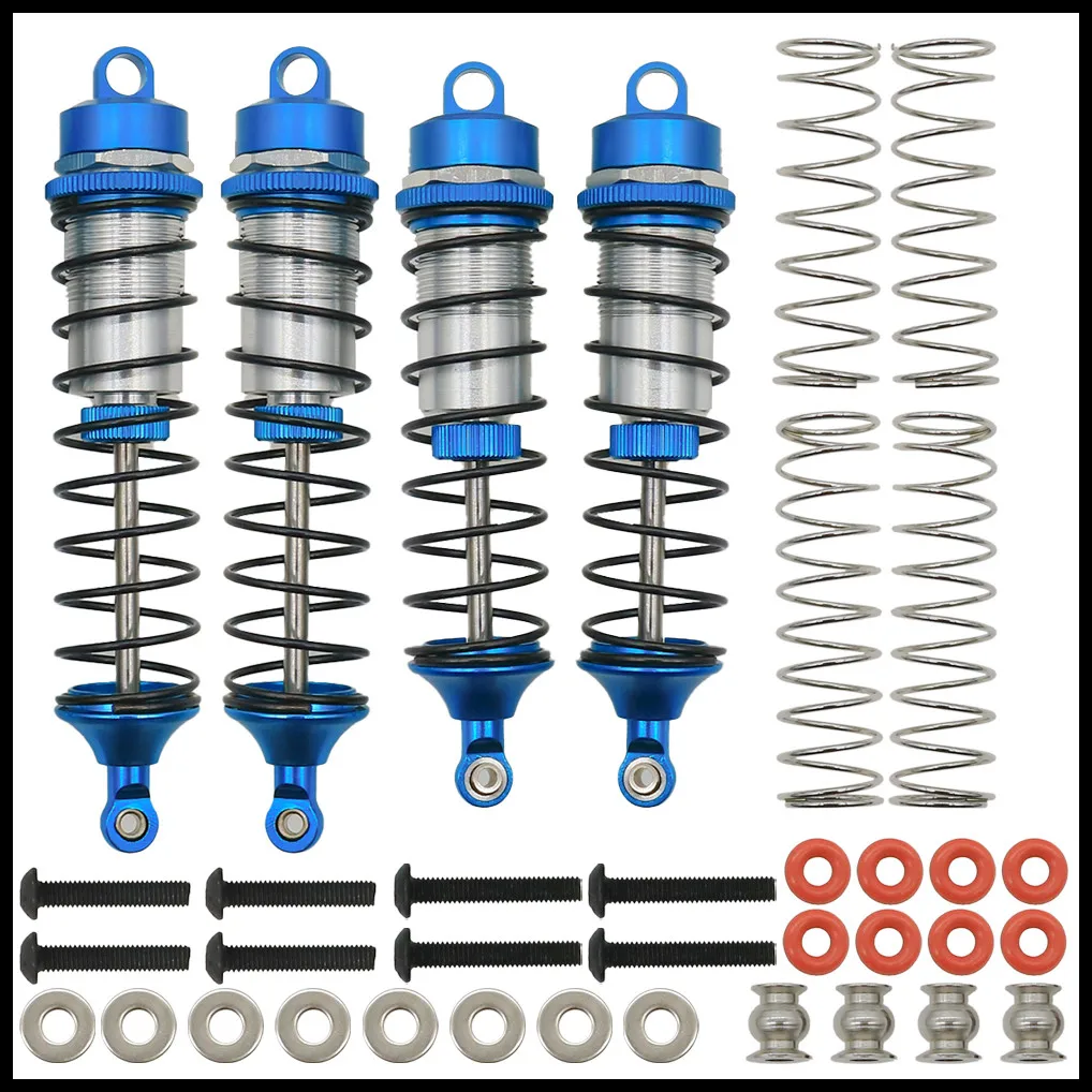 Aluminum Front&Rear Shock Absorber Assembled Full Metal for Arrma 1/10 Granite BIGROCK SENTON Typhon replace AR330550 AR330551