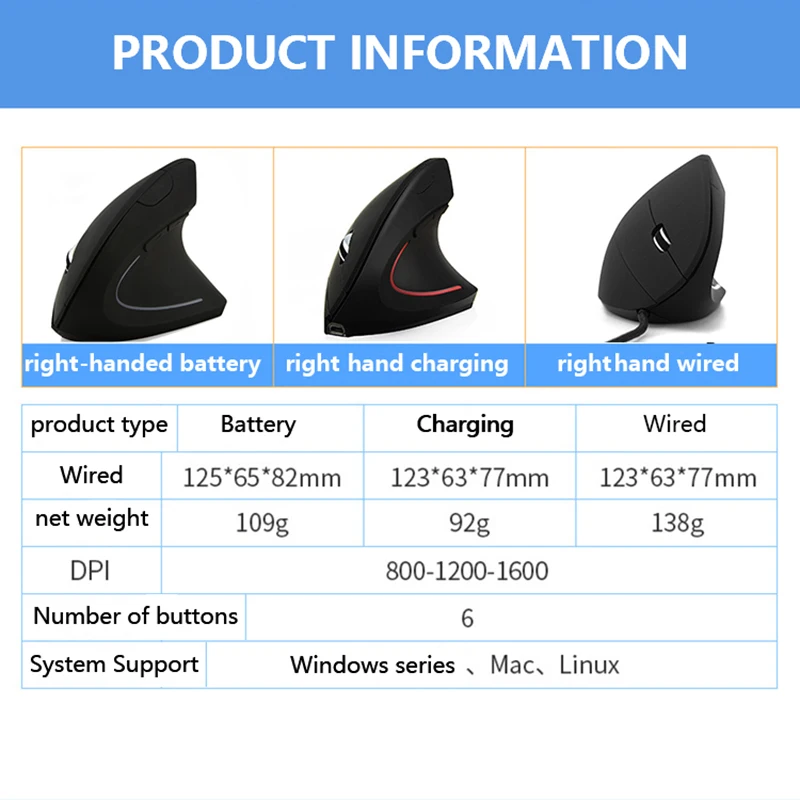Новая дугообразная беспроводная мышь пятого поколения UTHAI 2020, оптическая мышь 2,4G, эргономичная, подходит для ПК и ноутбуков