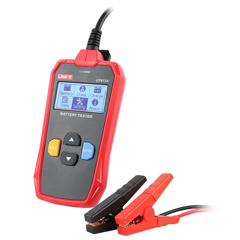 UNI-T UT673A/UT675A 12v Battery Capacity Tester automobile batteries Tester,For Garage workshop Auto Tools Mechanical Check