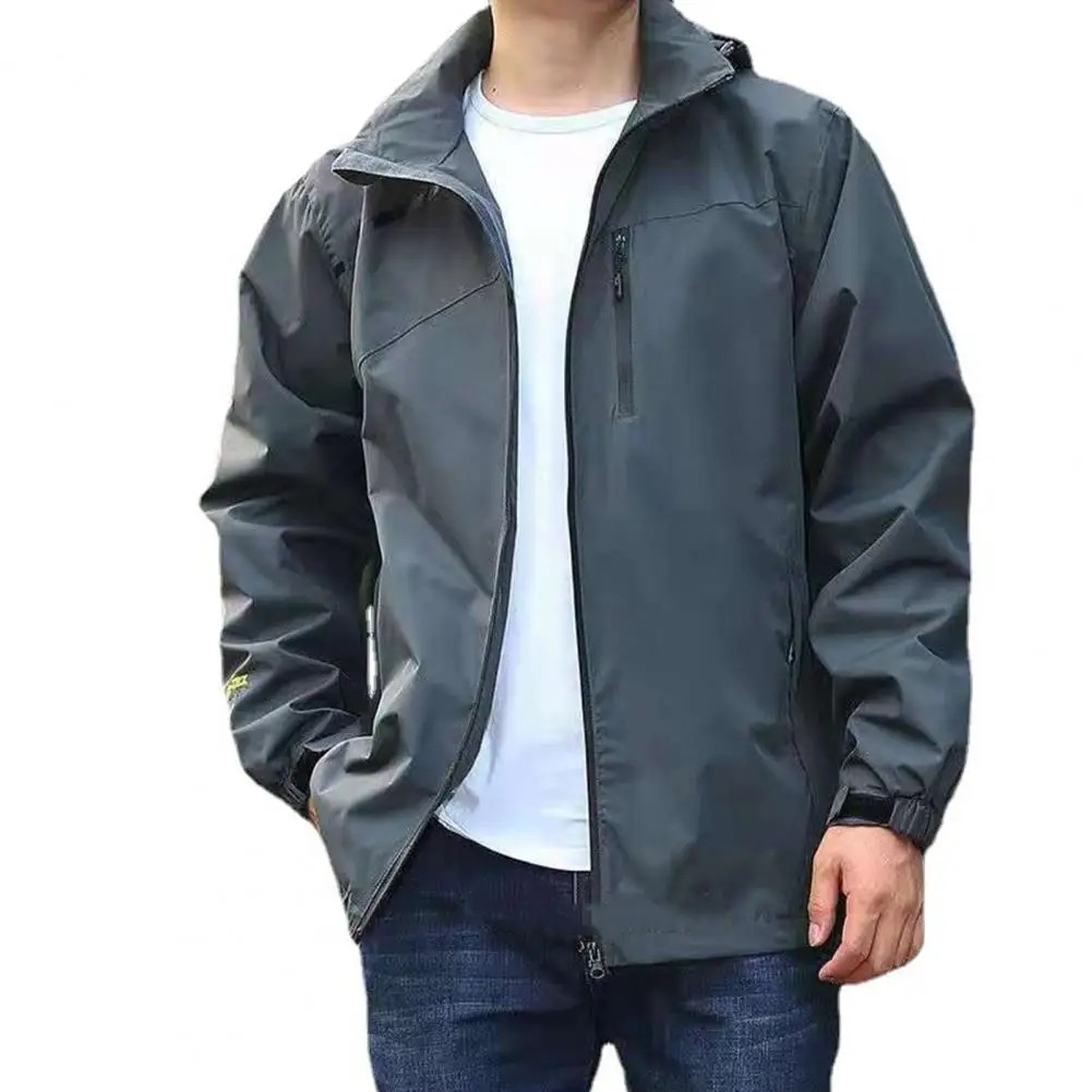 Europe America Style Men Windbreaker Coat Windproof Waterproof Pilot Jacket Breathable Men Bomber Outerwear Outdoor Climbing