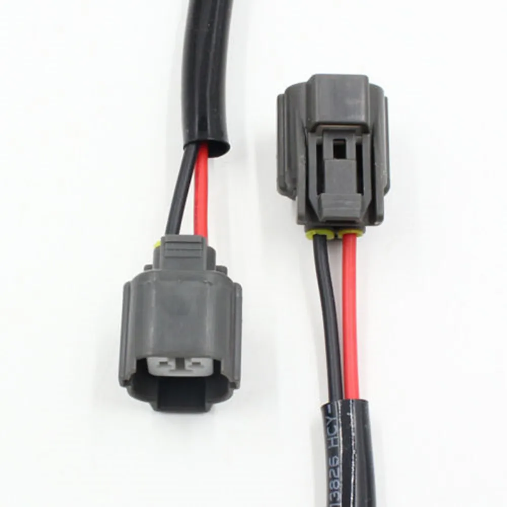2pcs 9005/9006 to D2/D4 Xenon power plug Connector Harness Wire for mitsubishi acura honda mazda HID xenon ballast