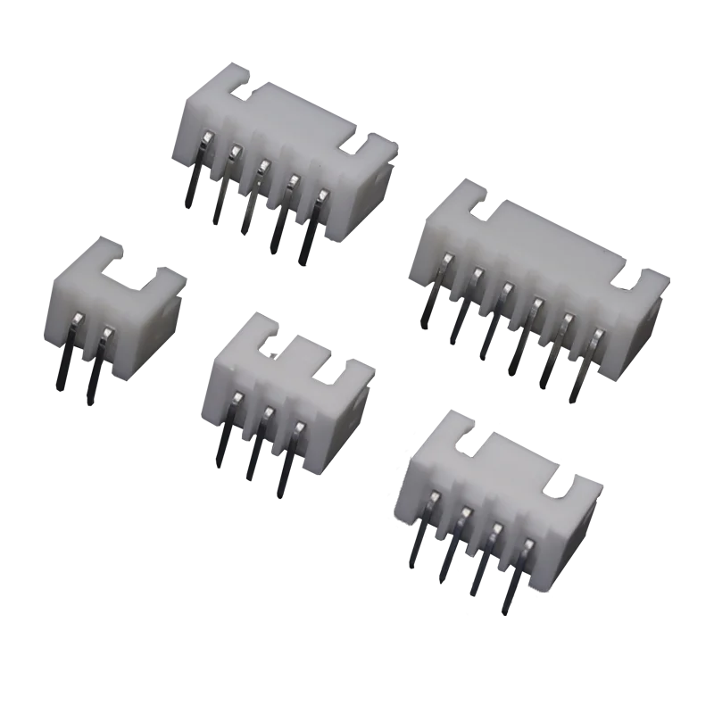 50PCS XH2.54 Curved needle Pin Header Connector 2P 3P 4P 5P 6P 7P 8P 9P 10P 12Pin 2.54mm Pitch Right Angle Socket XH For PCB jst