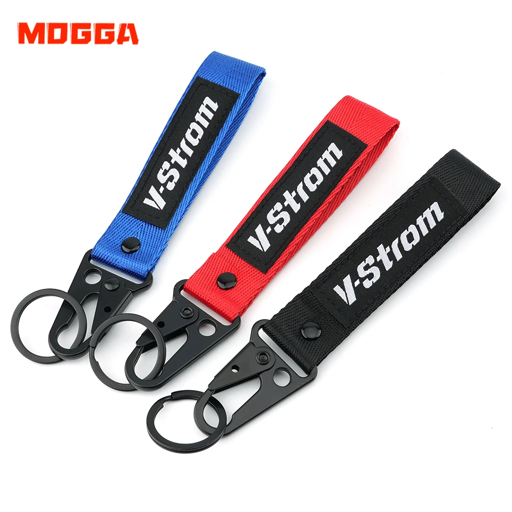 3 Colors For V-Strom DL250 DL650  DL1000 Vstrom  DL 250 650 650XT 1000 1000XT Motorbike Keychain Holder Keyring Moto Key Chain