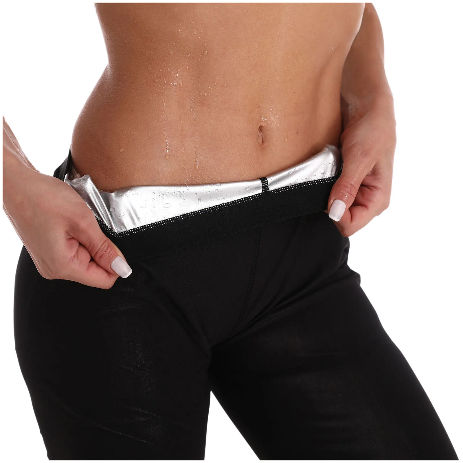 Neoprene Sweat Body Sauna shorts Women's Slimming Trousers Fitness restraint pants and Intimate Control Boxer Stretch